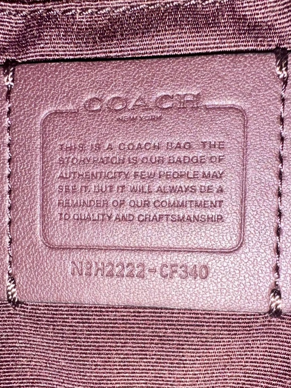 COACH Brown/Black Mini Rowan File Bag Signature Canvas Crossbody - Picture 3 of 6